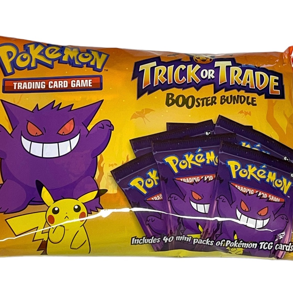 Pokemon Trading Cards TCG Trick Or Trade BOOster 40 Mini Packs Bundle New Sealed